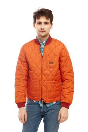 LEE QUILTED DOWN JACKET BURNTE OCHRE L87DWUBH