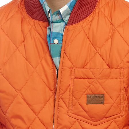 LEE QUILTED DOWN JACKET BURNTE OCHRE L87DWUBH